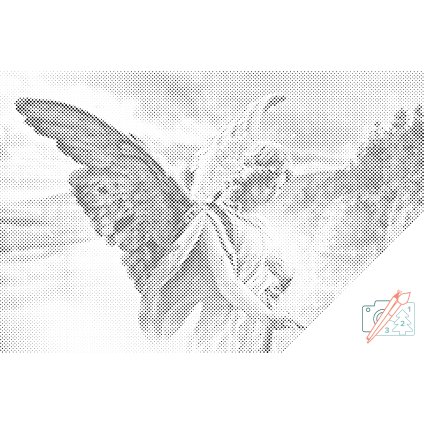 Dotting points - Angel with Candle