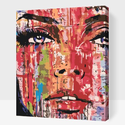 Paint by Number - Painted Face
