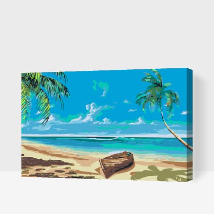 Paint by Number - Boat on the Beach