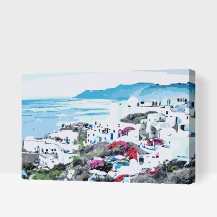 Paint by Number - Santorini