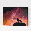 Paint by Number - Lion on Rock