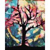 Diamond Painting - Colorful Background behind the Tree