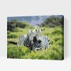 Paint by Number - Safari Zebras