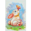 Diamond Painting - Rabbit with a Butterfly on his Nose