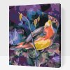 Paint by Number - Bird in a Colorful Environment