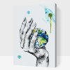 Paint by Number - Planet in a Woman Hand