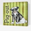 Paint by Number - Pug with Glasses