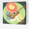 Paint by Number - Sleeping Mexican 