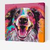 Paint by Number - Colourfully glowing dog