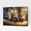 Paint by Number - Three owlets (set of 3)