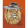 Paint by Number - Lion with a Hat