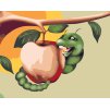 Paint by Number - The Caterpillar eats an Apple