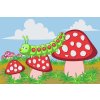 Paint by Number - Caterpillar on Toadstools
