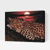 Paint by Number - Leopard by Sunset