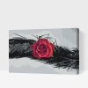 Paint by Number - Rose in a Feather