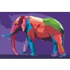 Paint by Number - Vector Elephant