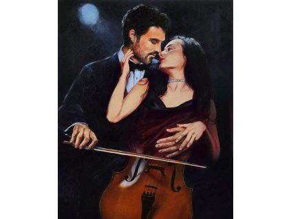 554 malovani podle cisel koncert pro dva zamilovane 40 x 50 cm