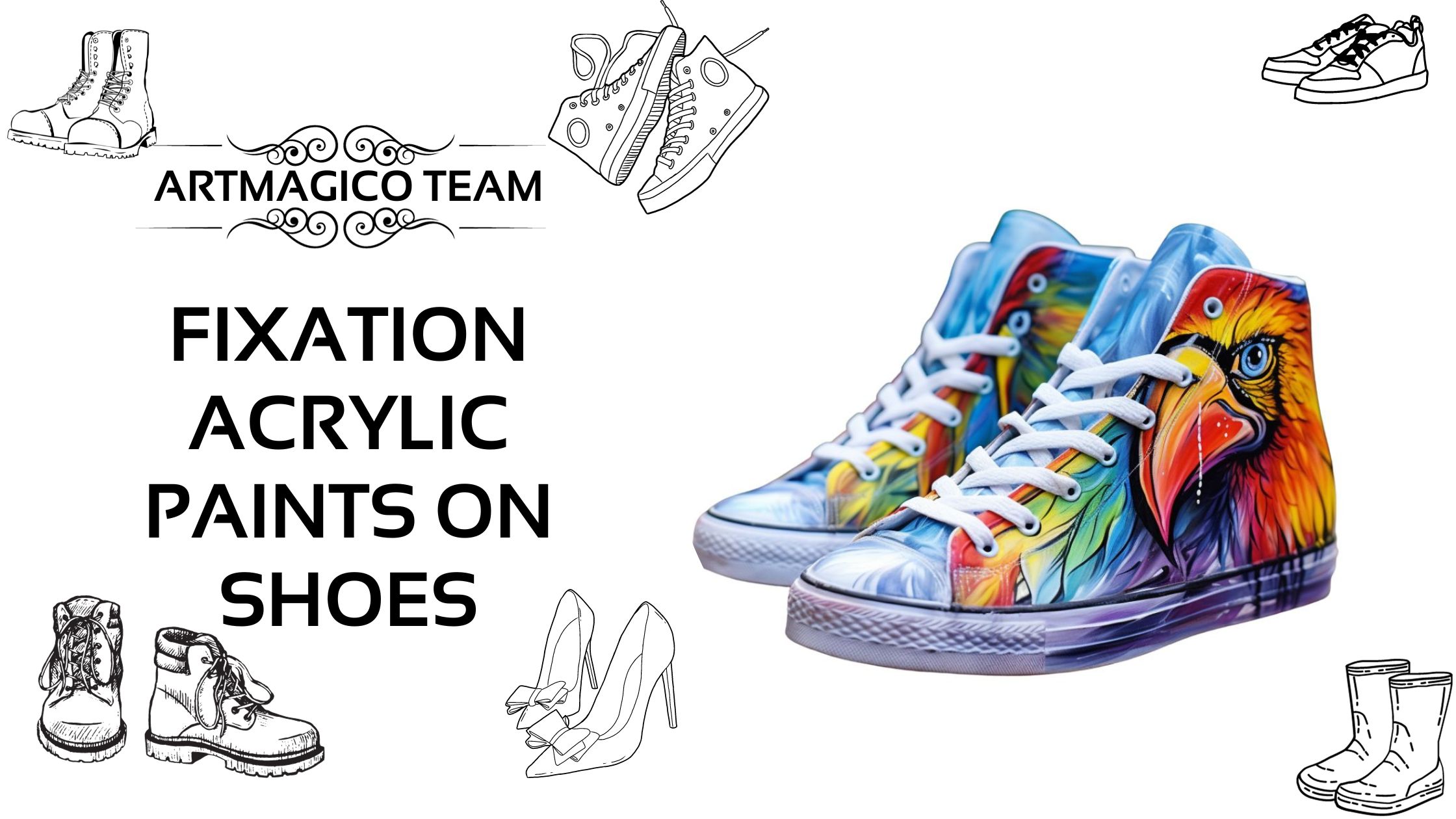 How to fix acrylic paint on shoes