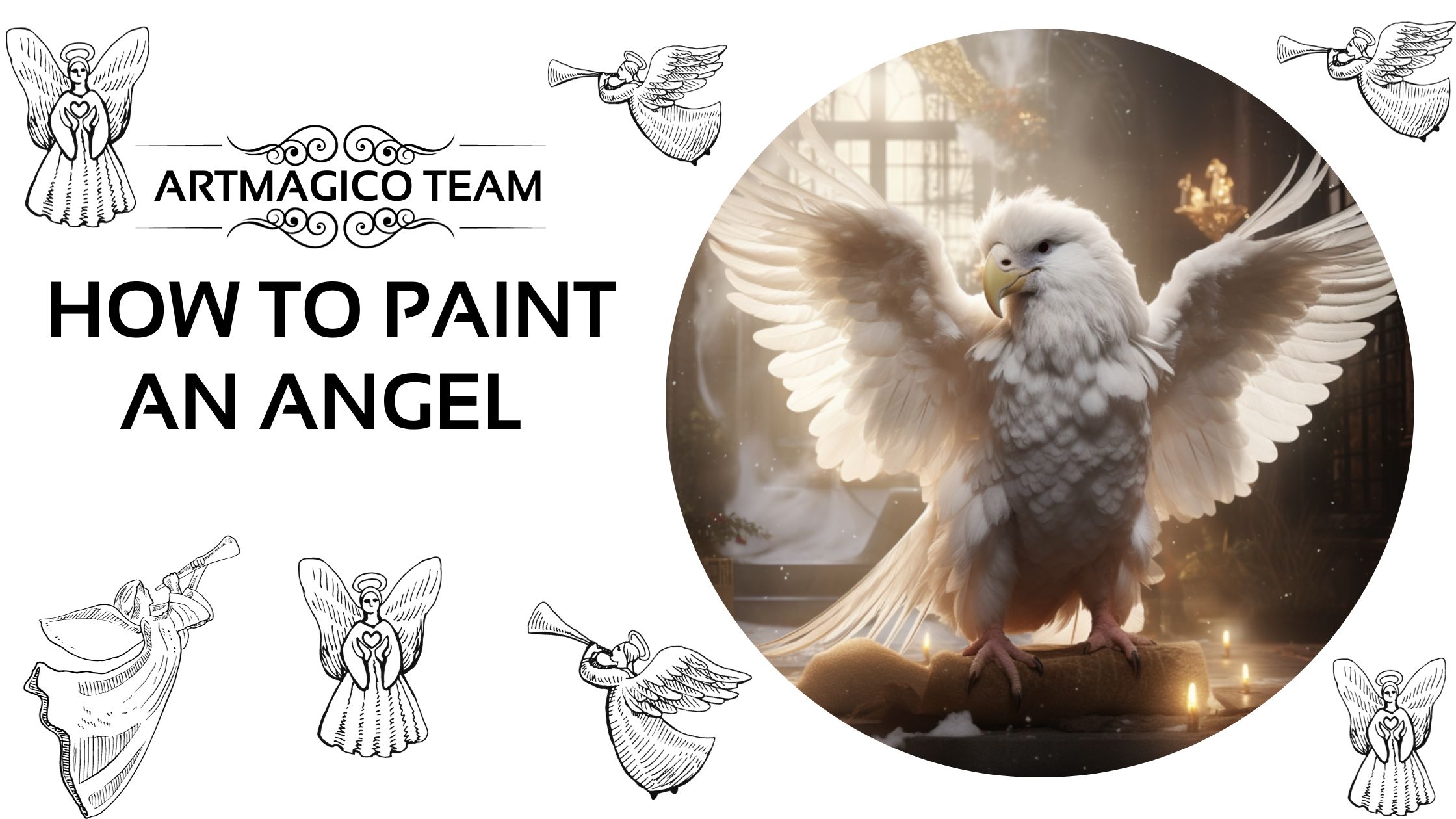 How to paint an angel