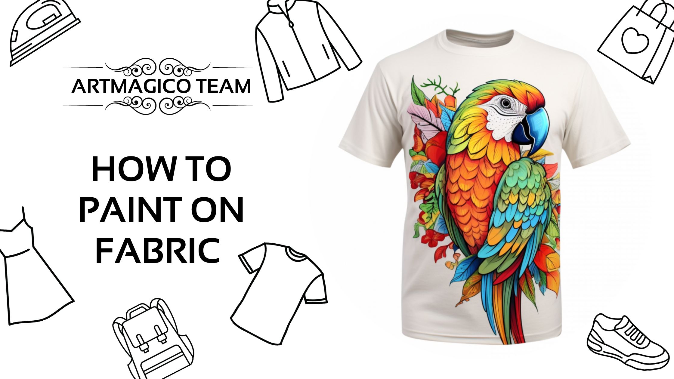 How to paint on fabric