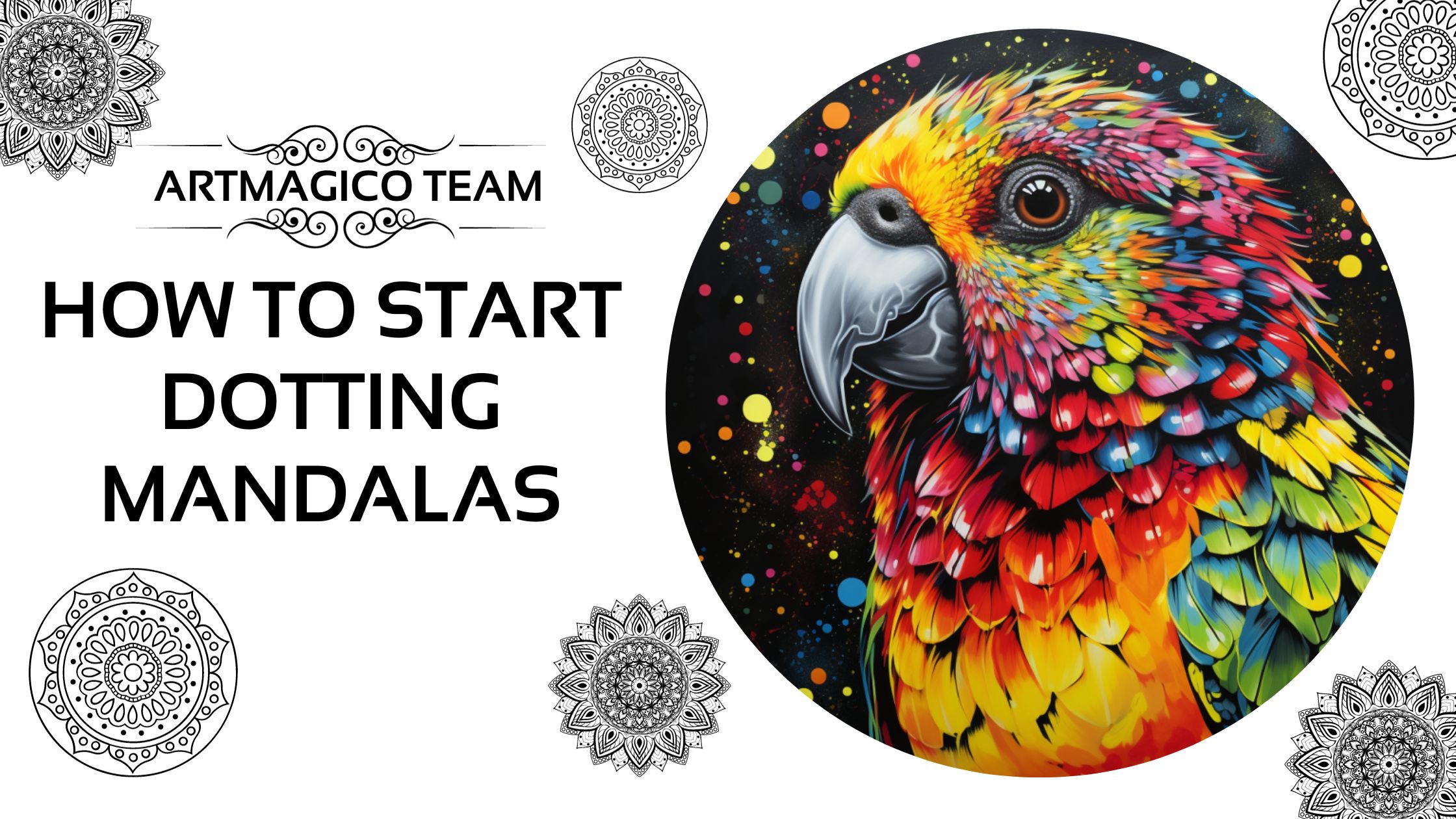 How to start dotting mandalas