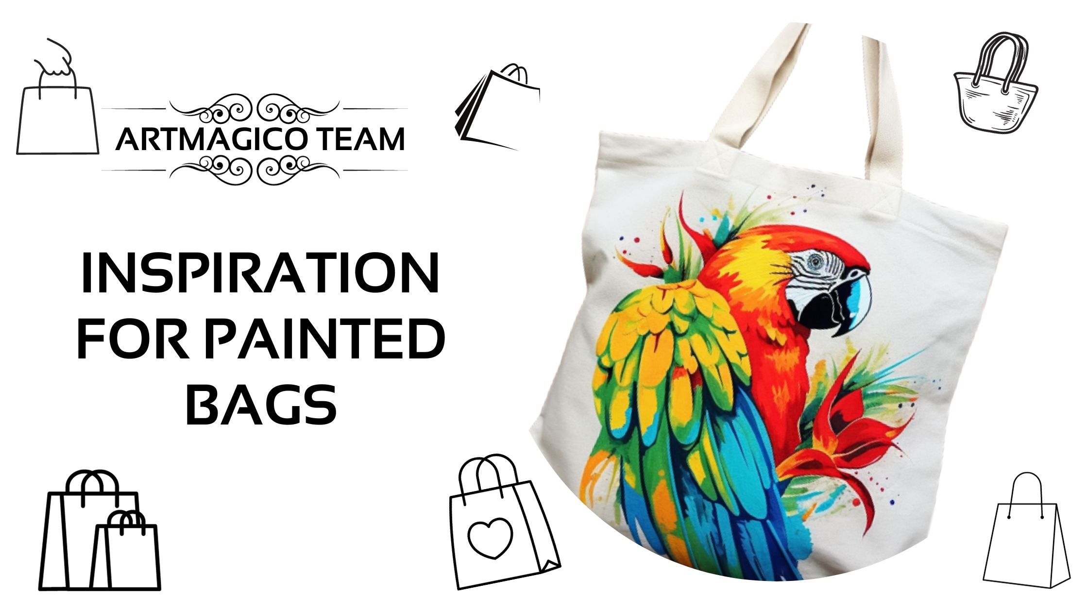 Inspiration for painted bags