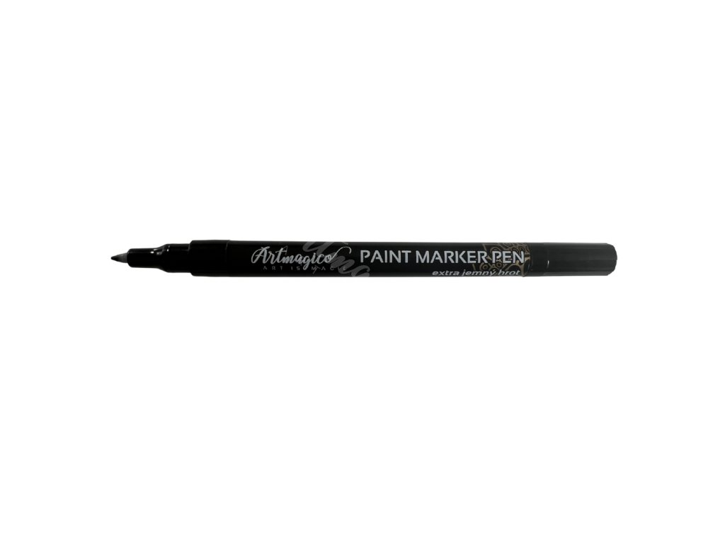 Artmagico Acrylic marker black with extra fine tip 0,7 mm