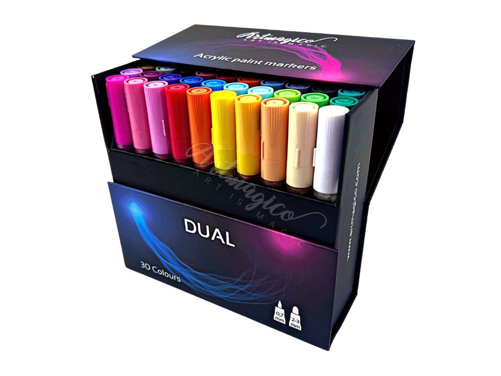 Dual Tip Acrylic Paint Markers