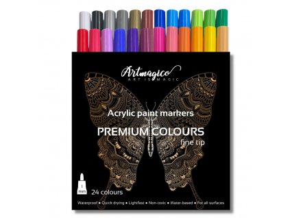 Artmagico acrylic markers 24 pcs