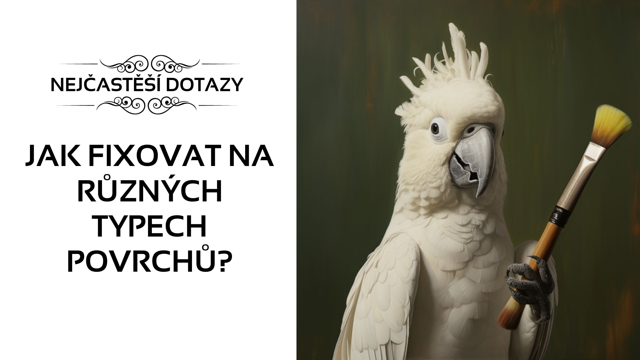 Jak fixovat na různých typech povrchů?