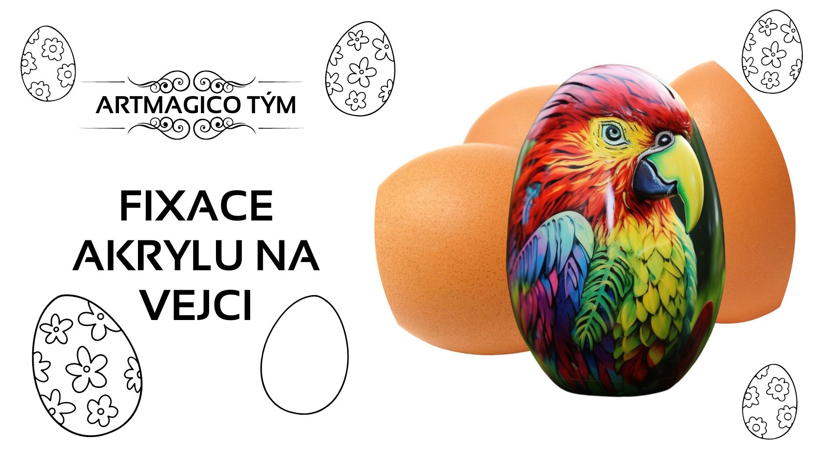 Jak zafixovat akrylovou barvu na vejci