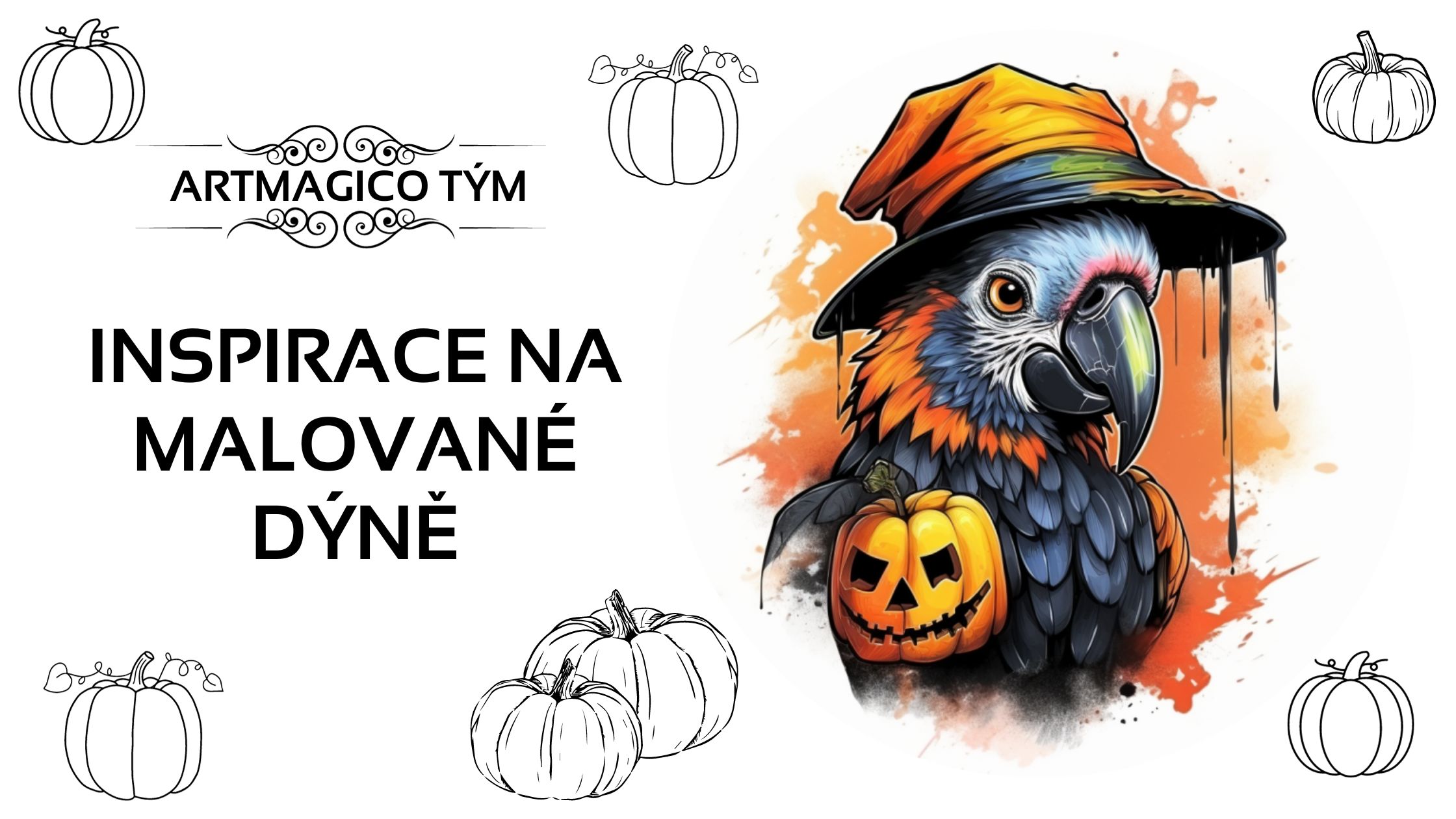 Inspirace na malované dýně