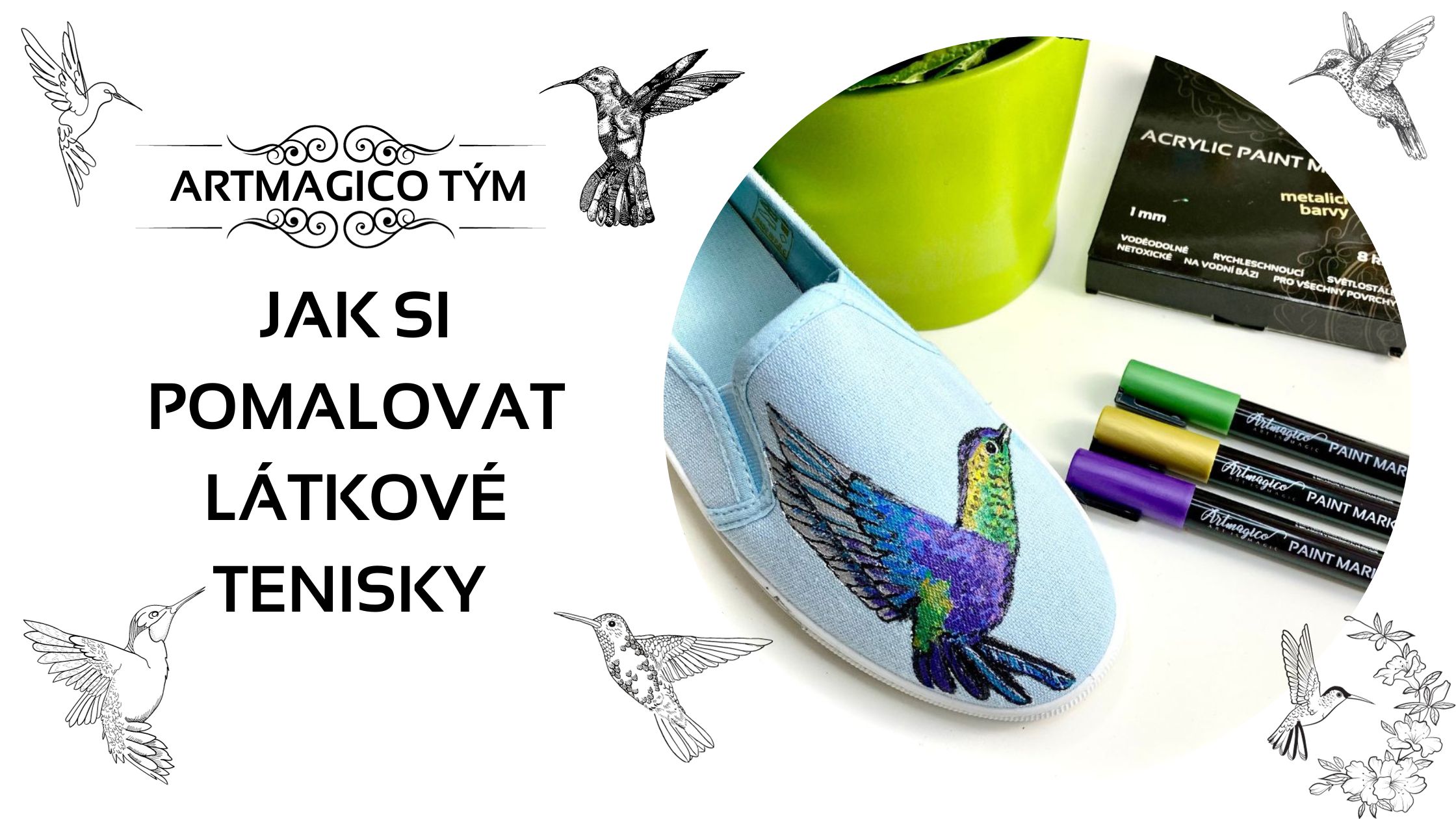 Jak si pomalovat plátěnky - krok za krokem