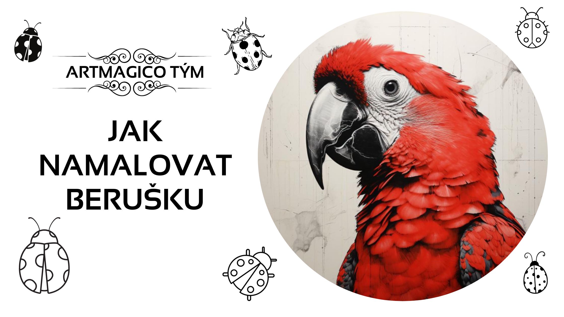 Návod - jak namalovat berušku