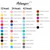 Artmagico akrylový popisovač s jemným hrotem (1 mm) 42 ks | 80296
