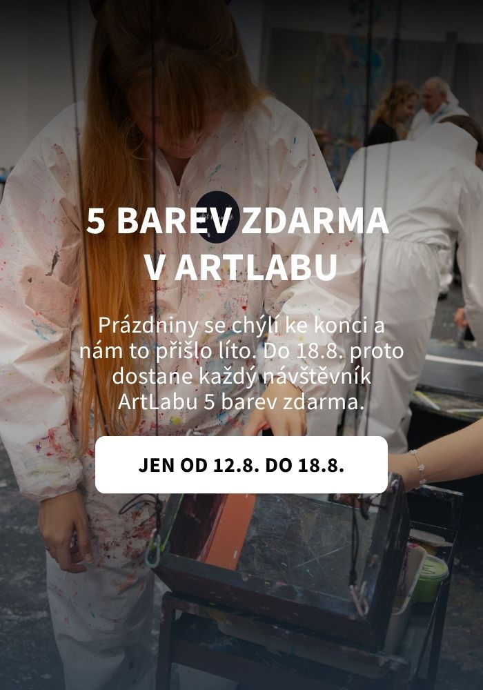 5 barev zdarma v ArtLab