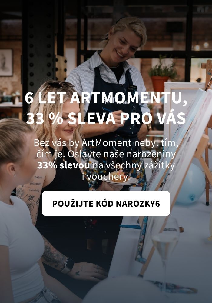 Sleva 33 % na narozeniny ArtMoment