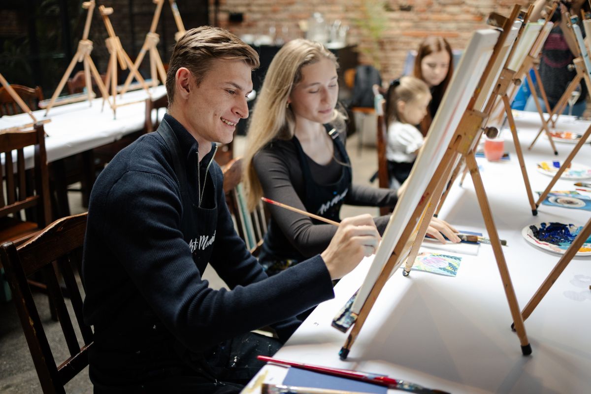 Zážitkové dárky pro muže tvůrčí workshop v ArtMoment