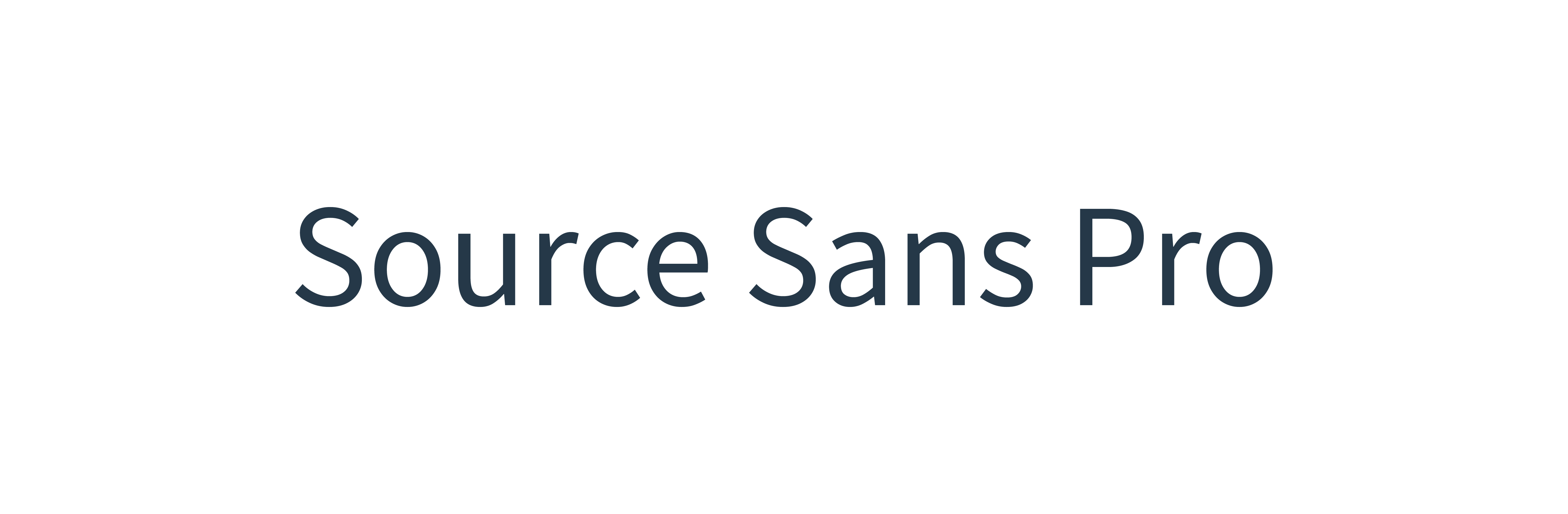 Source Sans Pro Regular