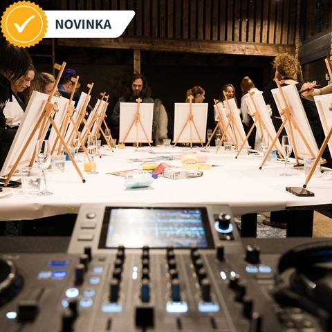 Malování s živým DJ setem