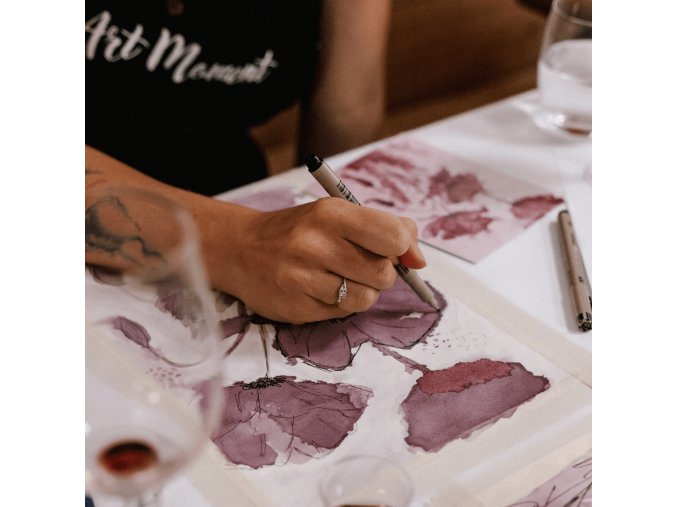 ArtWine – Malování vínem a degustace vín