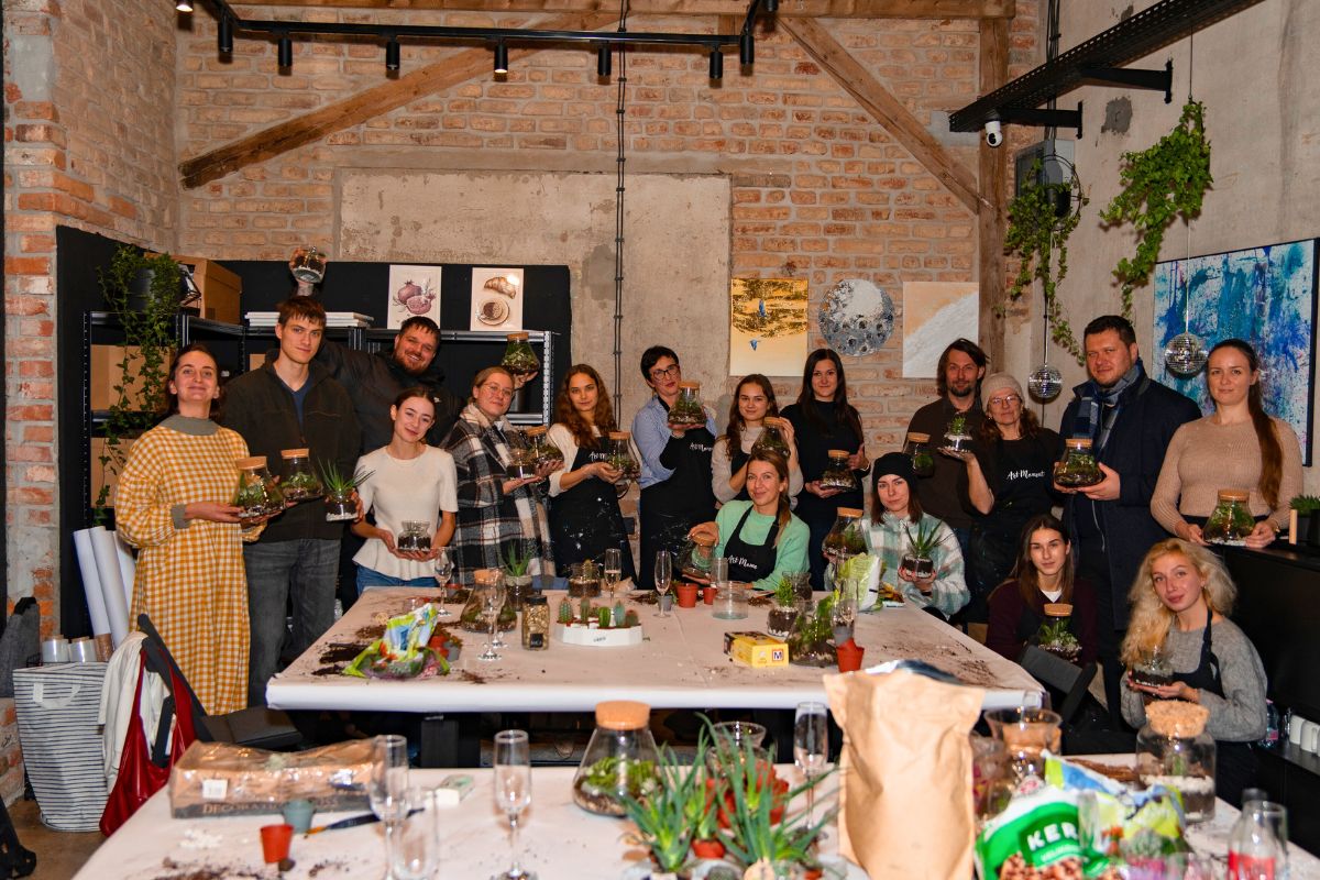 co je mechárium skleněný ekosystém