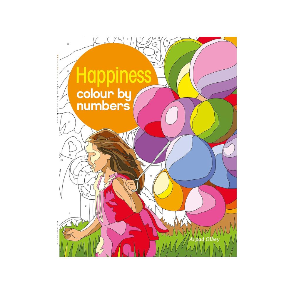 Kniha Happiness Colour by Numbers