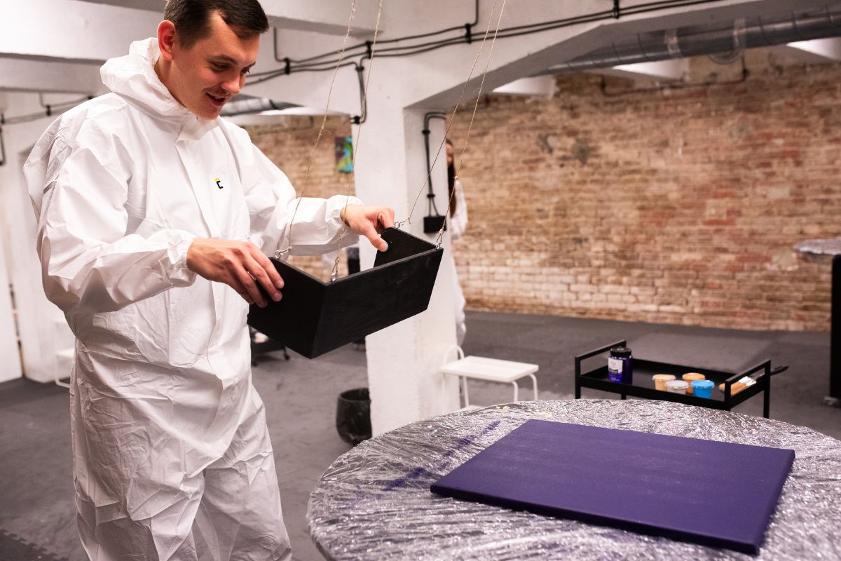 dárkový poukaz na kyvadlové malování