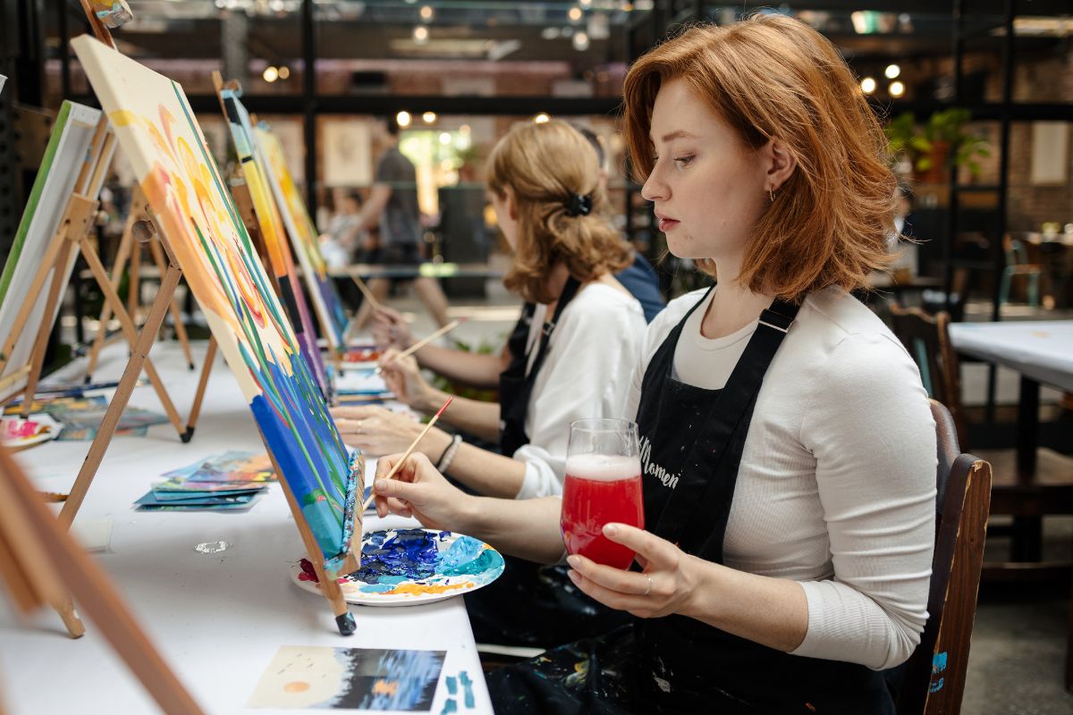 lehké malování na plátno pro začátečníky