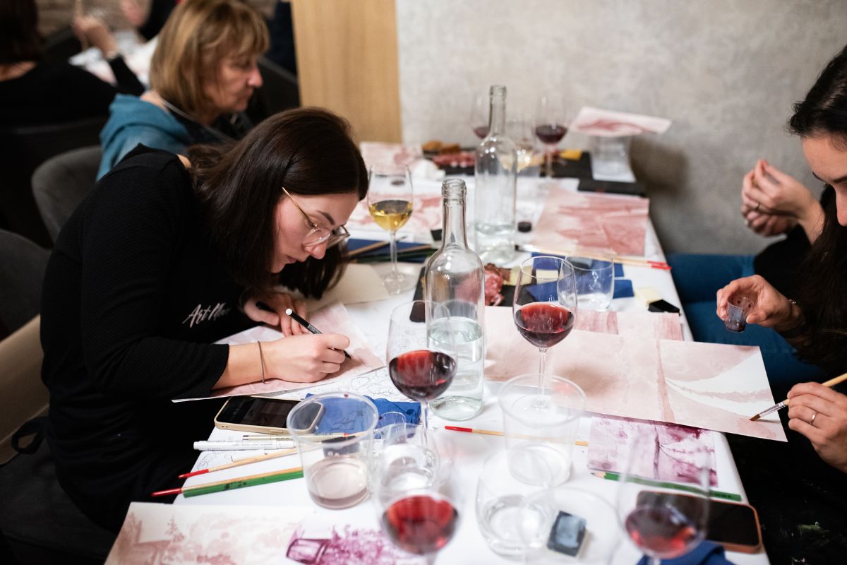 artwine zážitek s vínem a obrazem