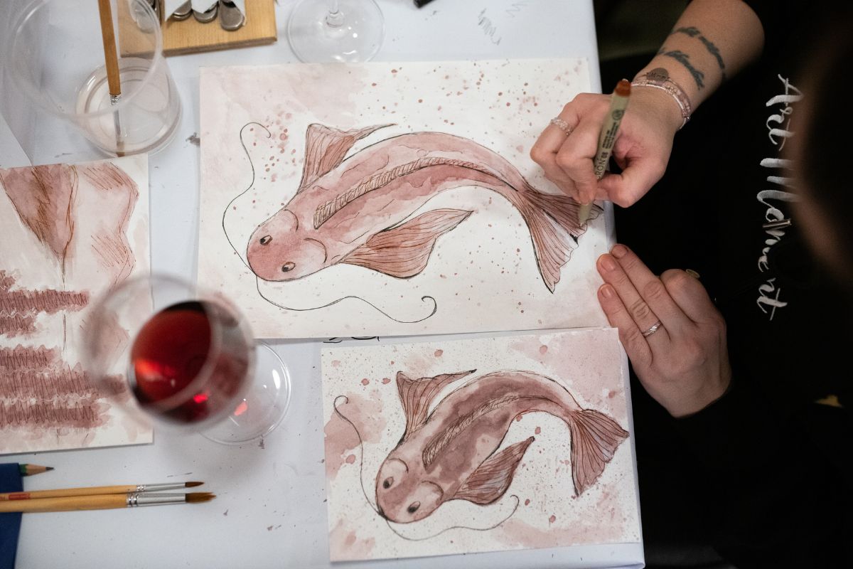 co je malování vínem artmoment