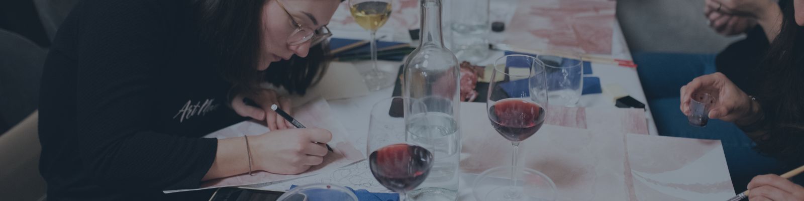 malování vínem s degustací artwine