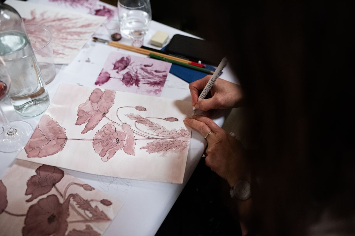 malování vínem pro začátečníky