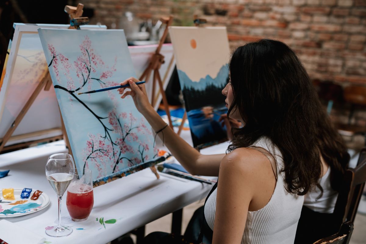 Originální dárek kurz malby nebo kreativní workshop ArtMoment